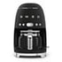 Smeg Black Retro Filter Drip Coffee Machine - DCF02BLMEU