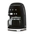 Smeg 245mm  Black Retro Drip Filter Coffee Machine - DCF02BLSA