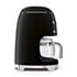 Smeg 245mm  Black Retro Drip Filter Coffee Machine - DCF02BLSA