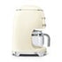 Smeg Cream Retro Drip Filter Coffee Machine - DCF02CRSA