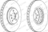 Brake Disc Front (Single) BMW X5 (E70 Some, F15,F85 some) X6 (E71,E72 some,F16,F86 Some) DDF1746C-1