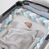 Snuggletime Braided Cot Bumper Blue