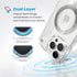 Speck Presidio Perfect Clear Grip MagSafe Case - Apple iPhone 16 Pro Max - Clear & Chrome