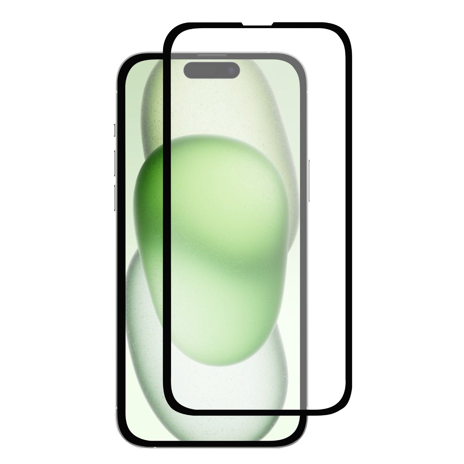 Body Glove Tempered Glass Screen Protector - Apple iPhone 16 Plus / iPhone 15 Plus - Black Border