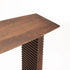 AGRA 120cm SOLID WOOD CONSOLE - LIGHT BROWN