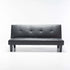 ALLAN LEATHER TOUCH SLEEPER COUCH
