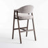 ALORA WOODEN BARSTOOL - LATTE