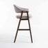 ALORA WOODEN KITCHEN STOOL - LATTE