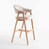 ALORA WOODEN KITCHEN STOOL - OATMEAL