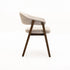 ALORA WOODEN LEG DINING CHAIR - WALNUT LEG