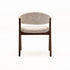 ALORA WOODEN LEG DINING CHAIR - WALNUT LEG