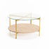AMORE 80cm ROUND COFFEE TABLE