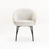 ARIA FABRIC DINING CHAIR - CREAM