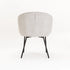 ARIA FABRIC DINING CHAIR - CREAM
