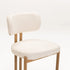 ARK FABRIC DINING CHAIR-NATURAL LEG
