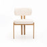ARK FABRIC DINING CHAIR-NATURAL LEG