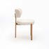 ARK FABRIC DINING CHAIR-NATURAL LEG