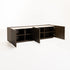 ASH 180cm 3 DOOR TV UNIT WITH TRAVERTINE LOOK TOP