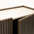 ASH 3 DOOR SIDEBOARD WITH TRAVERTINE LOOK TOP