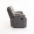 BAZ FABRIC 2 SEATER RECLINER WITH CONSOLE - GREY
