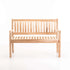 BEAUFORT TEAK 2 SEATER BENCH