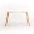 BETTY WOODEN LEG DINING TABLE