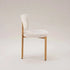 CALLIE  FABRIC DINING CHAIR - CREAM
