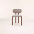 CALLIE  FABRIC DINING CHAIR - LATTE