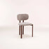 CALLIE  FABRIC DINING CHAIR - LATTE