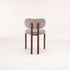 CALLIE  FABRIC DINING CHAIR - LATTE