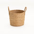CATTAIL LEAF BASKET PLANTER K464 - NATURAL