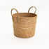 CATTAIL LEAF BASKET PLANTER K464 - NATURAL