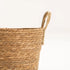 CATTAIL LEAF BASKET PLANTER K464 - NATURAL
