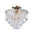 CEILING LIGHT-ACRYLIC TIER CHANDELIER