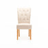 CHESTERFIELD FABRIC DINING CHAIR