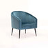 COLT VELVET CHAIR - BLACK LEG