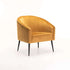 COLT VELVET CHAIR - BLACK LEG