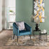 COLT VELVET CHAIR - BLACK LEG