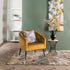 COLT VELVET CHAIR - BLACK LEG