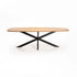 DAL DANISH OVAL SOLID WOOD DINING TABLE
