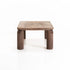 DEVA 120x60cm SOLID WOOD COFFEE TABLE-DARK BROWN