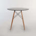 ELIA ROUND WOODEN LEG TABLE