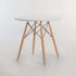 ELIA ROUND WOODEN LEG TABLE