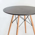 ELIA ROUND WOODEN LEG TABLE