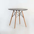 ELIA ROUND WOODEN LEG TABLE