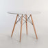 ELIA ROUND WOODEN LEG TABLE