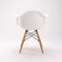 EMMY WOODEN LEG ARMCHAIR