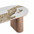 EVIE 120x60cm PANDORA STONE TOP COFFEE TABLE