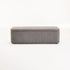 FERN TEXTURED FABRIC STORAGE OTTOMAN