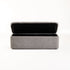 FERN TEXTURED FABRIC STORAGE OTTOMAN
